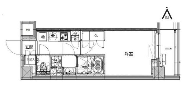 TFレジデンス川崎殿町WESTの物件間取画像